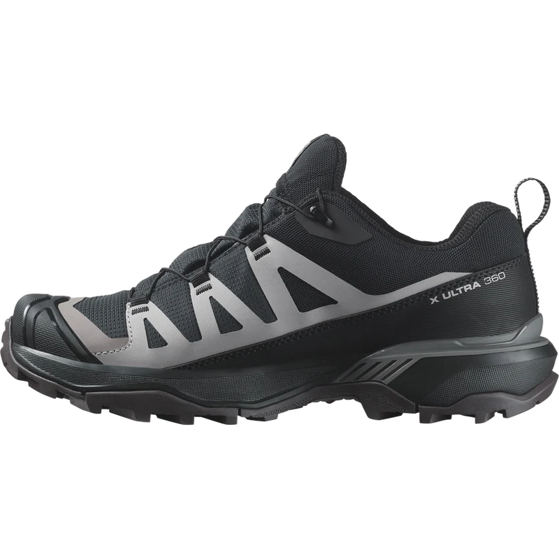 Load image into Gallery viewer, Salomon Women&#39;s X Ultra 360 Gore-Tex Hiking Shoes Black/Plum Kitten/Shale L47449200
