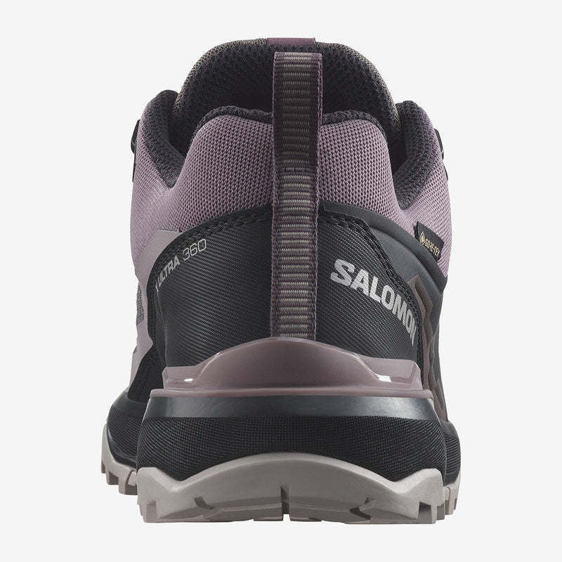 Load image into Gallery viewer, Salomon Women&#39;s X Ultra 360 Gore-Tex Hiking Shoes Plum Kitten/Phantom/Cork L47449400
