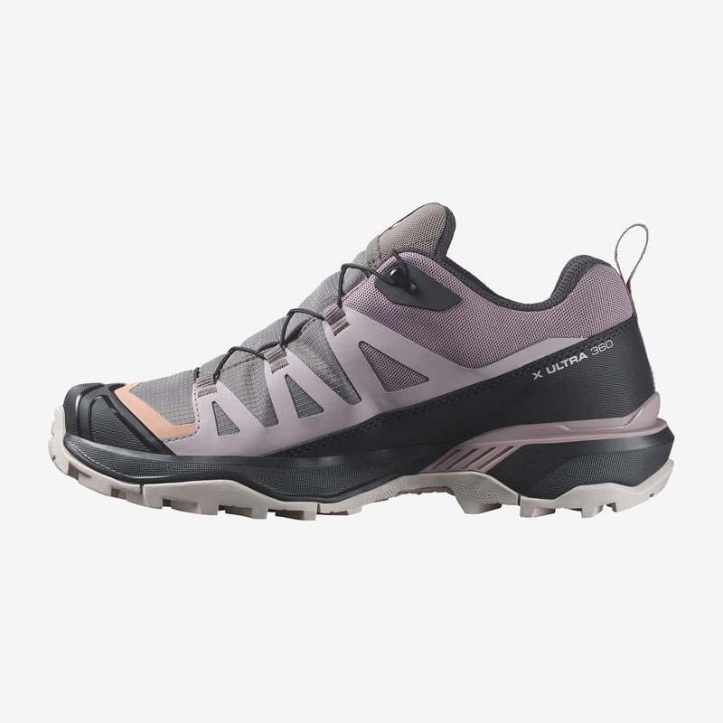 Load image into Gallery viewer, Salomon Women&#39;s X Ultra 360 Gore-Tex Hiking Shoes Plum Kitten/Phantom/Cork L47449400
