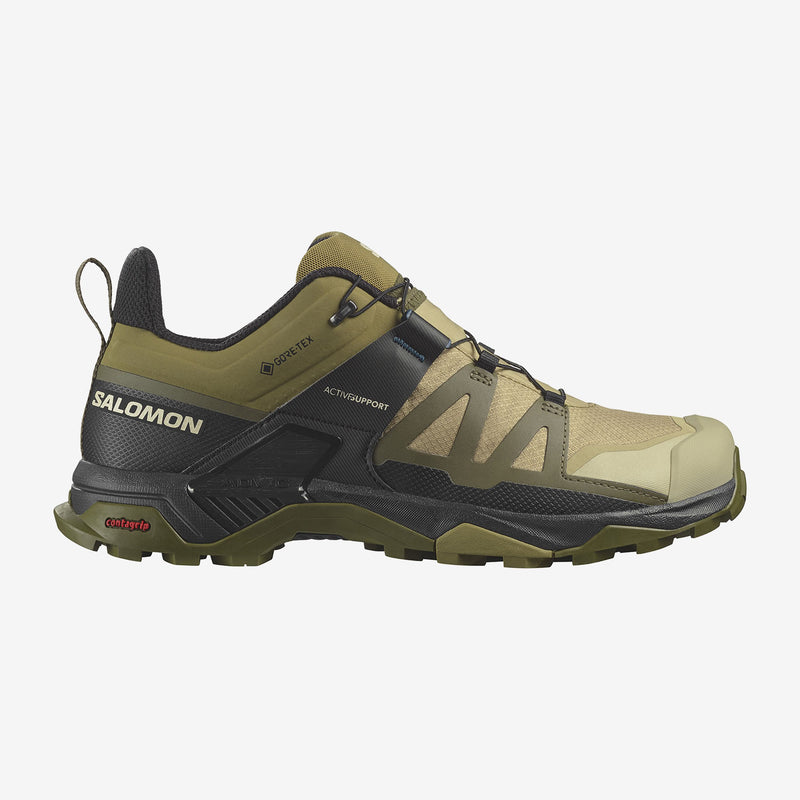 Load image into Gallery viewer, Salomon Men&#39;s X Ultra 4 Gore-Tex Hiking Shoes Slate Green/Olive Night/Black L47452900
