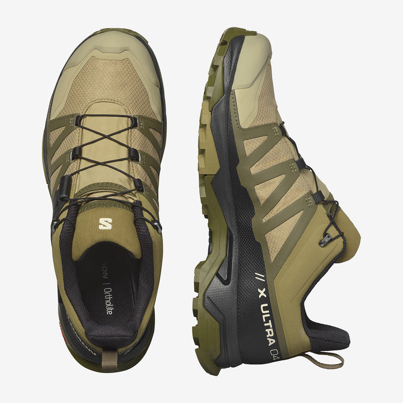 Load image into Gallery viewer, Salomon Men&#39;s X Ultra 4 Gore-Tex Hiking Shoes Slate Green/Olive Night/Black L47452900
