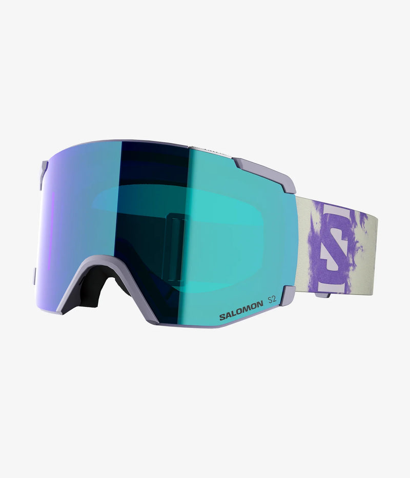 Load image into Gallery viewer, Salomon Unisex S/View Goggles Evening Haze/Mid Blue S2 L47640900
