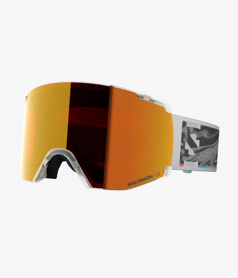 Load image into Gallery viewer, Salomon Unisex S/View Goggles Translucent Frozen/Mid Red S2 L47641000
