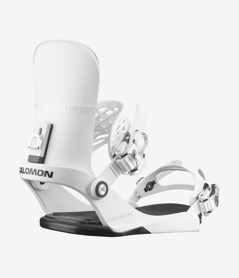 Load image into Gallery viewer, Salomon Men&#39;s EDB Snowboard Bindings White L47650300
