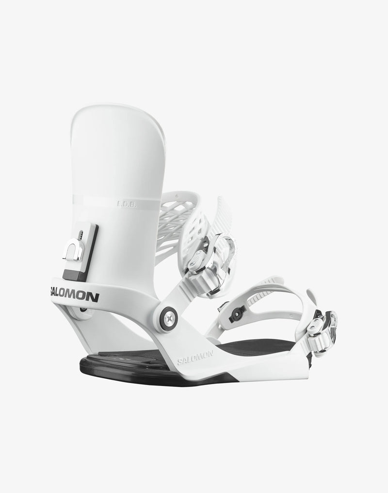 Load image into Gallery viewer, Salomon Men&#39;s EDB Snowboard Bindings White L47650300
