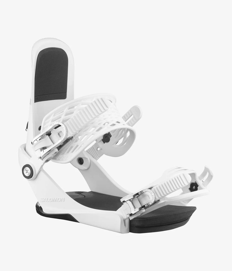 Load image into Gallery viewer, Salomon Men&#39;s EDB Snowboard Bindings White L47650300
