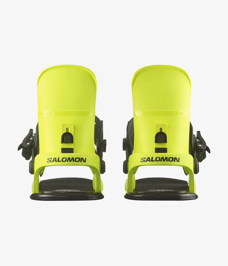 Load image into Gallery viewer, Salomon Men&#39;s EDB Snowboard Bindings Neon Yellow L47650700
