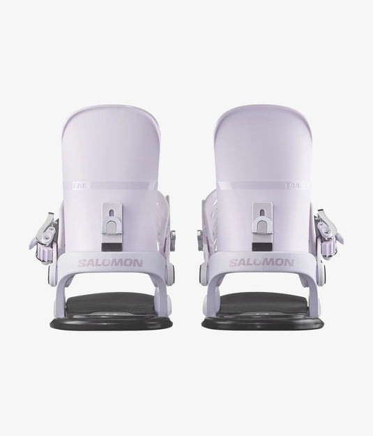 Salomon Women's EDB Snowboard Bindings Lilac L47650800