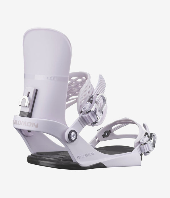 Salomon Women's EDB Snowboard Bindings Lilac L47650800