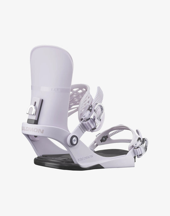 Salomon Women's EDB Snowboard Bindings Lilac L47650800