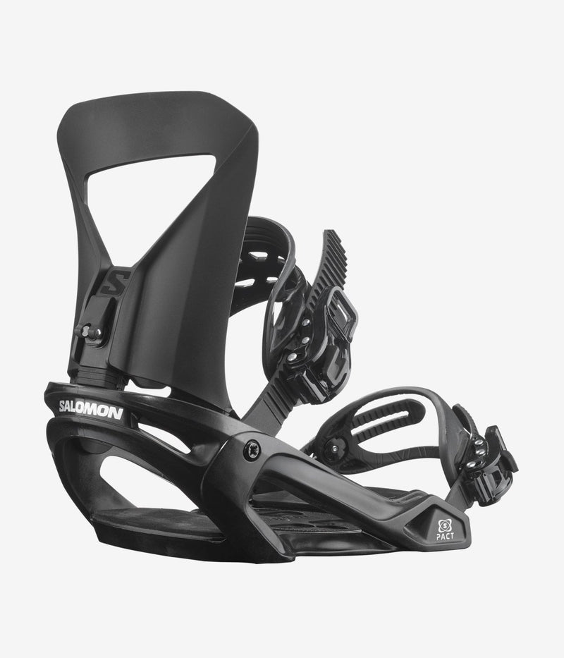 Load image into Gallery viewer, Salomon Men&#39;s Pact Snowboard Bindings Black L47671400
