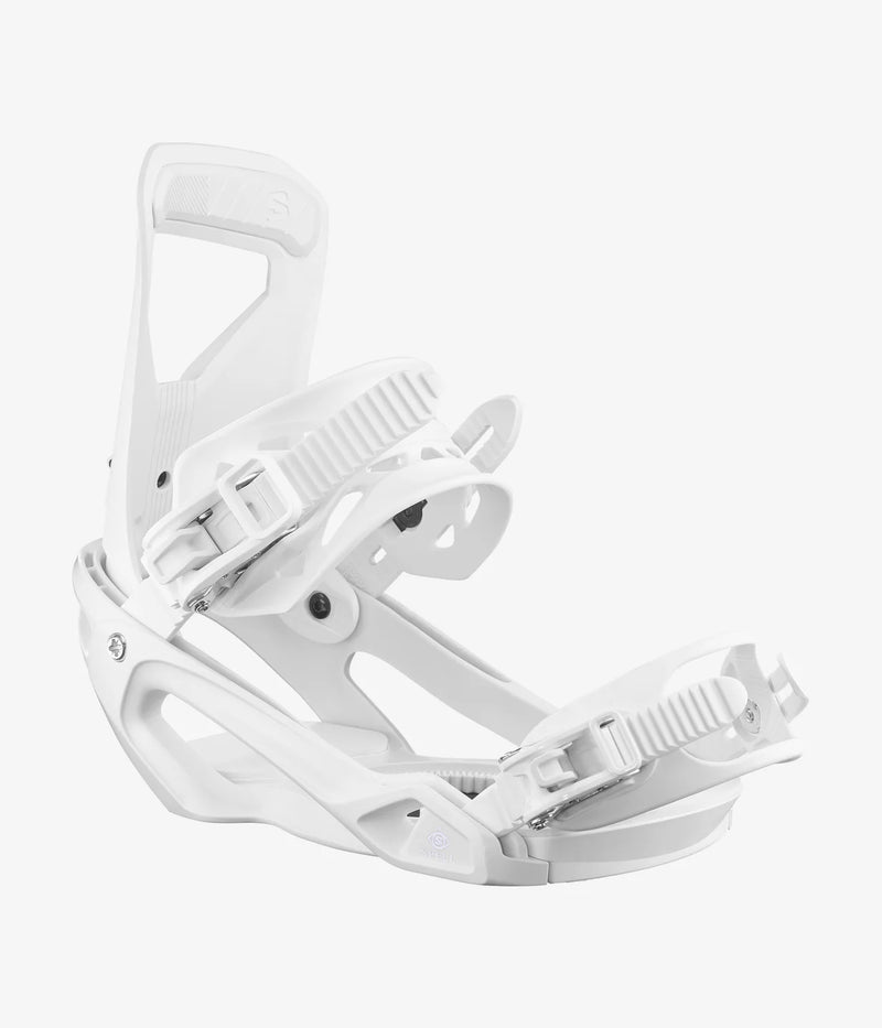 Load image into Gallery viewer, Salomon Women&#39;s Spell Snowboard Bindings White L47671500
