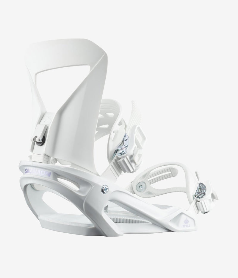 Load image into Gallery viewer, Salomon Women&#39;s Spell Snowboard Bindings White L47671500
