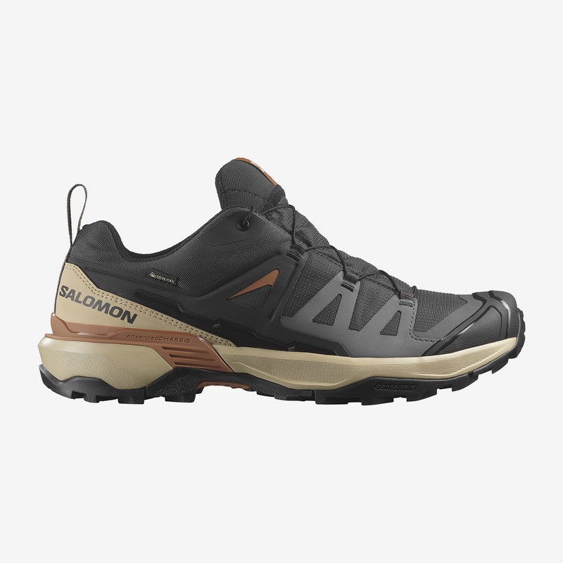 Load image into Gallery viewer, Salomon Men&#39;s X Ultra 360 Gore-Tex Hiking Shoes Phantom/Safari/Caramel Cafe L47687000
