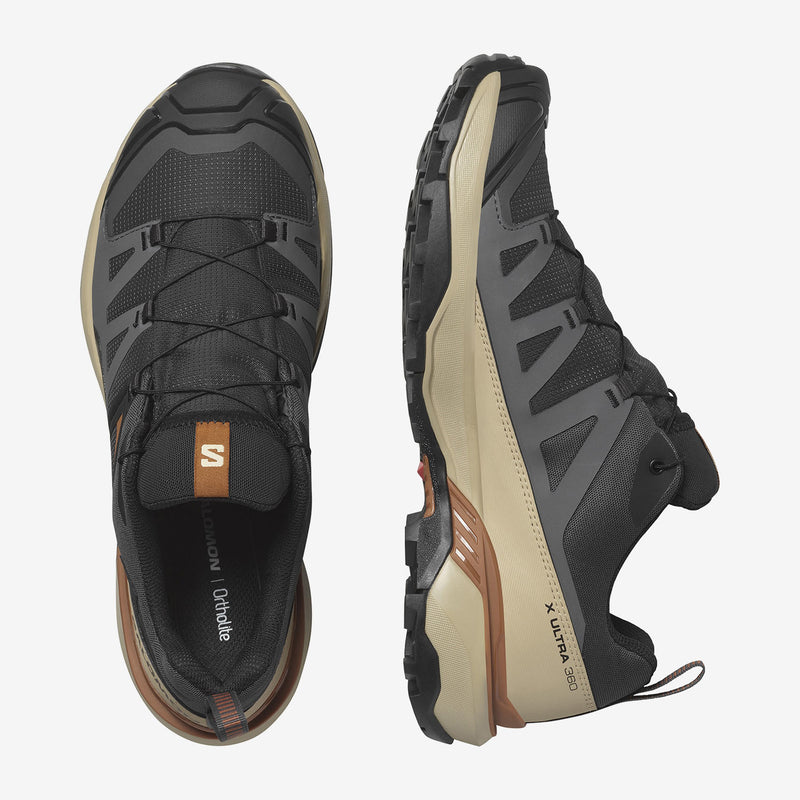 Load image into Gallery viewer, Salomon Men&#39;s X Ultra 360 Gore-Tex Hiking Shoes Phantom/Safari/Caramel Cafe L47687000
