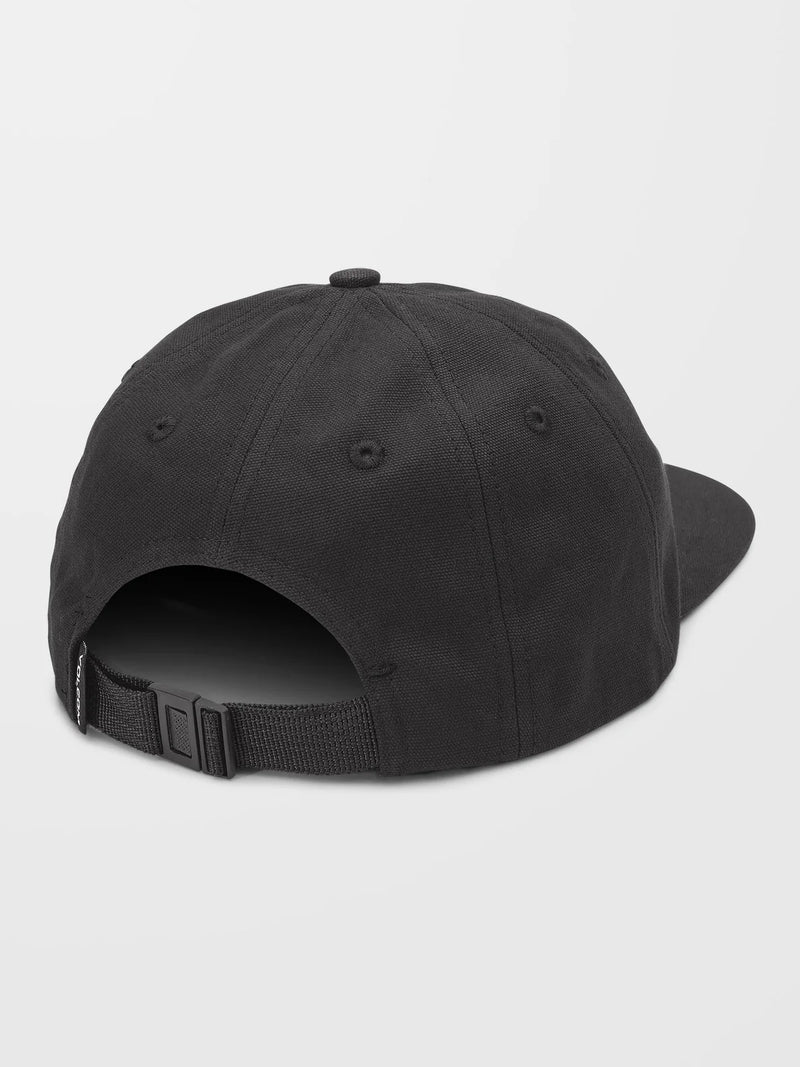 Load image into Gallery viewer, Volcom Men&#39;s Ramp Stone Adjustable Hat Black D5542302_BLK
