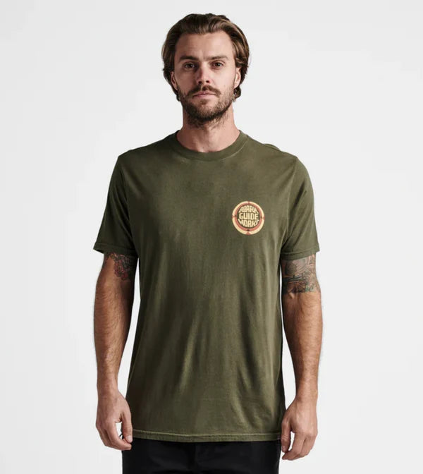 Load image into Gallery viewer, Roark Men&#39;s Guideworks Sardegna Premium T-Shirt Military RT1234
