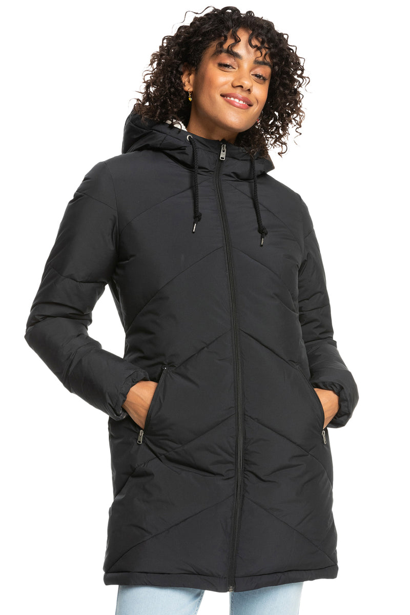 Load image into Gallery viewer, Roxy Women&#39;s Better Weather Jacket Black ERJJK03634-KVJ0
