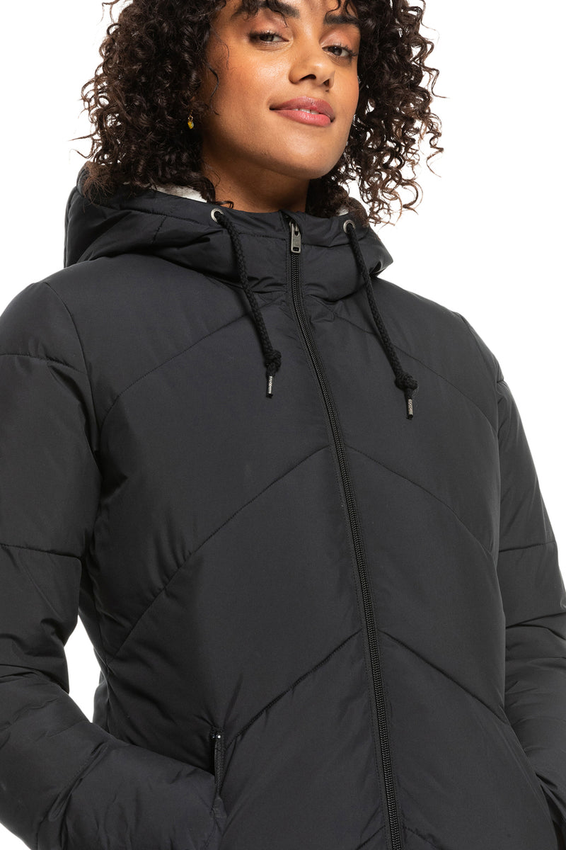 Load image into Gallery viewer, Roxy Women&#39;s Better Weather Jacket Black ERJJK03634-KVJ0
