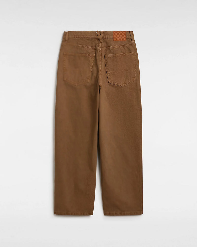 Load image into Gallery viewer, Vans Men&#39;s Check-5 Baggy Denim Pants Sepia VN0008NA0E0
