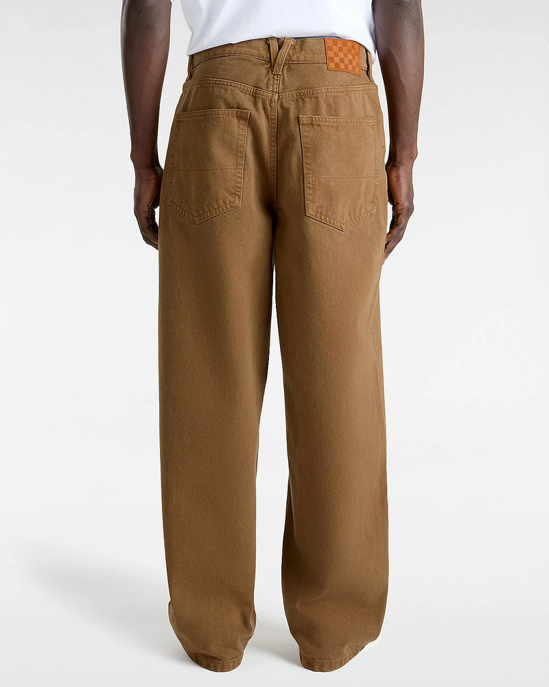 Load image into Gallery viewer, Vans Men&#39;s Check-5 Baggy Denim Pants Sepia VN0008NA0E0
