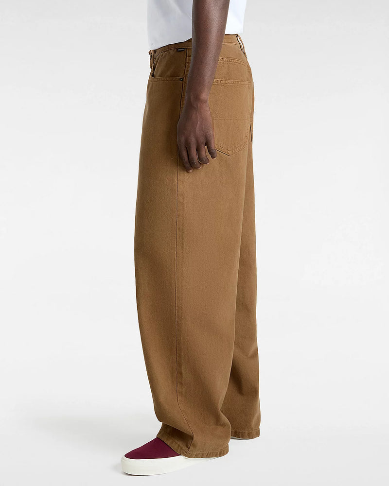 Load image into Gallery viewer, Vans Men&#39;s Check-5 Baggy Denim Pants Sepia VN0008NA0E0
