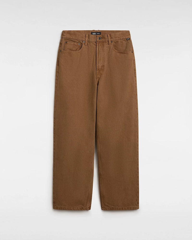 Load image into Gallery viewer, Vans Men&#39;s Check-5 Baggy Denim Pants Sepia VN0008NA0E0
