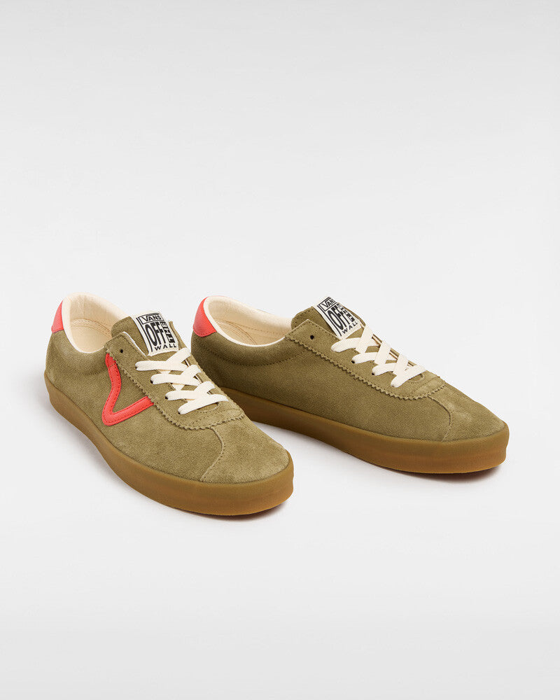 Load image into Gallery viewer, Vans Men&#39;s Sport Low Shoes Gum Pop Olive/Red VN000CTDBIS
