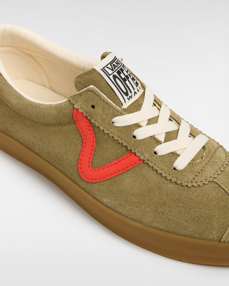 Load image into Gallery viewer, Vans Men&#39;s Sport Low Shoes Gum Pop Olive/Red VN000CTDBIS
