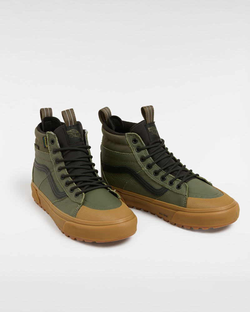 Load image into Gallery viewer, Vans Men&#39;s MTE Sk8-Hi Waterproof Shoes Grepe Leaf/Gum VN000CVT3PY
