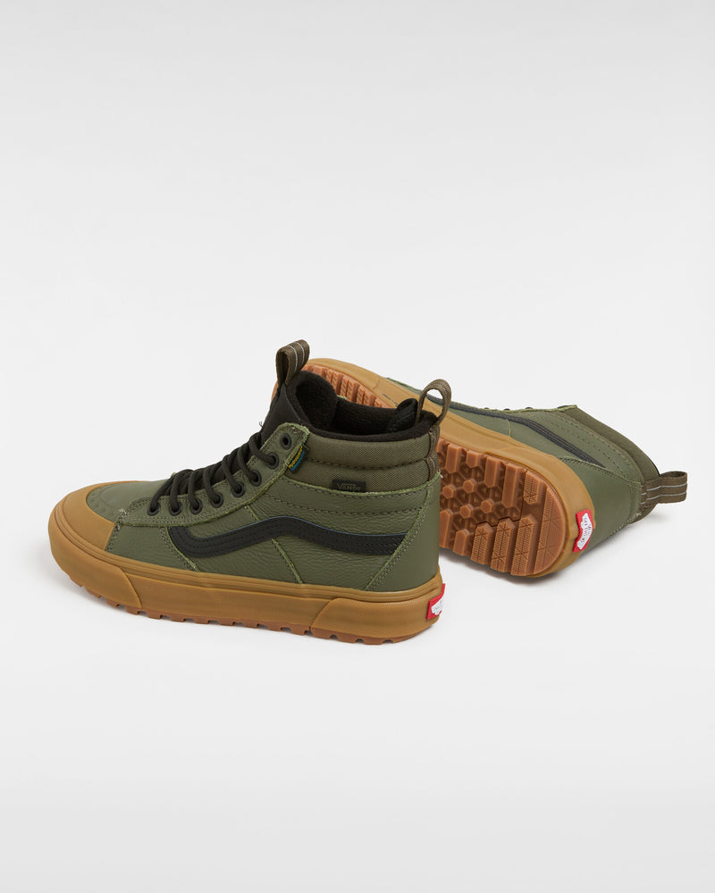 Load image into Gallery viewer, Vans Men&#39;s MTE Sk8-Hi Waterproof Shoes Grepe Leaf/Gum VN000CVT3PY
