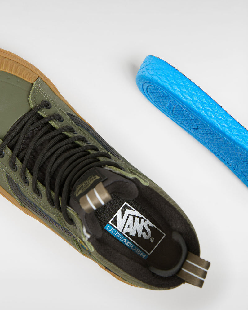 Load image into Gallery viewer, Vans Men&#39;s MTE Sk8-Hi Waterproof Shoes Grepe Leaf/Gum VN000CVT3PY
