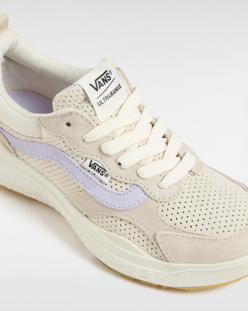 Load image into Gallery viewer, Vans Women&#39;s MTE Ultrarange Neo VR3 Shoes Perf Suede White/Purple VN000CWEWHP
