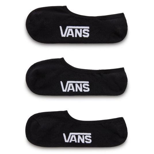 Vans Unisex No Show Socks(3 pairs) Black VN000F10BLK