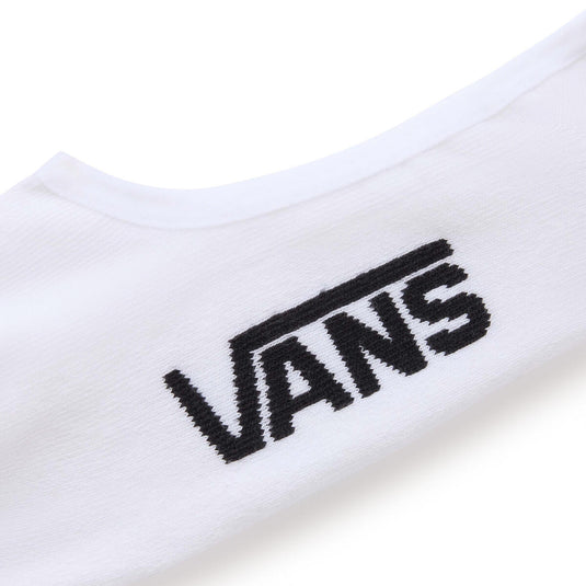 Vans Unisex No Show Socks(3 pairs) White VN000F10WHT