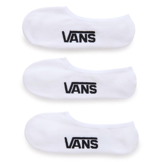 Vans Unisex No Show Socks(3 pairs) White VN000F10WHT