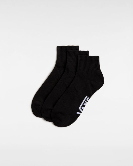 Vans Unisex Classic Ankle Socks (3 pairs) Black VN000FV7BLK