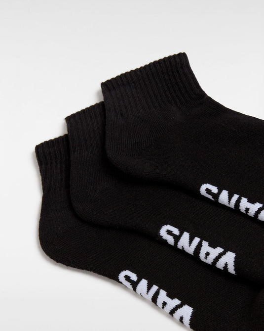 Vans Unisex Classic Ankle Socks (3 pairs) Black VN000FV7BLK