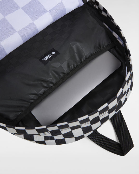 Vans Unisex Old Skool Check Backpack Black VN000H4X3M4