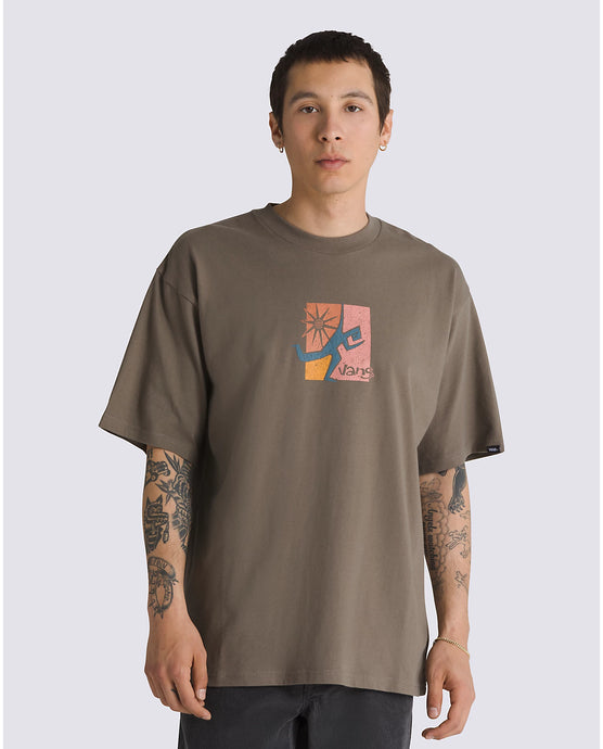 Vans Men's Style Guy Loose Fit T-Shirt Bungee Cord VN000HF39JC