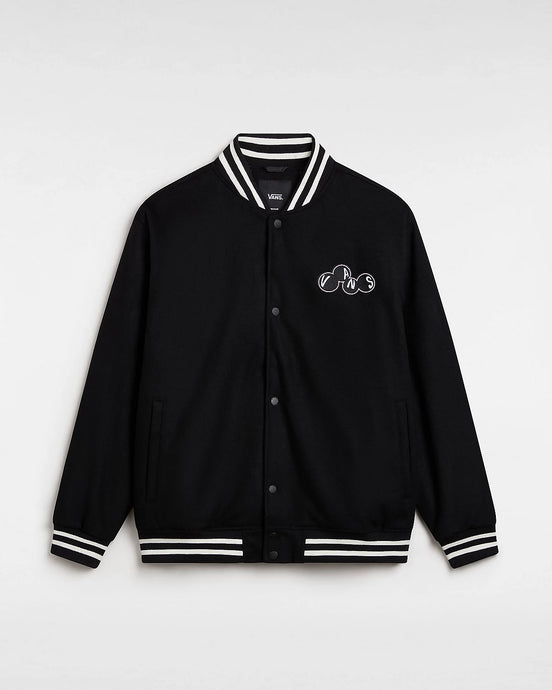 Vans Men's Scuttle Baseball Jacket Black VN000HMNBLK