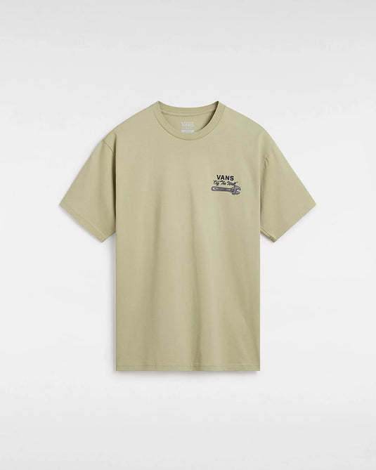 Vans Men's Wrenched T-Shirt Beige VN000J4CD3Z