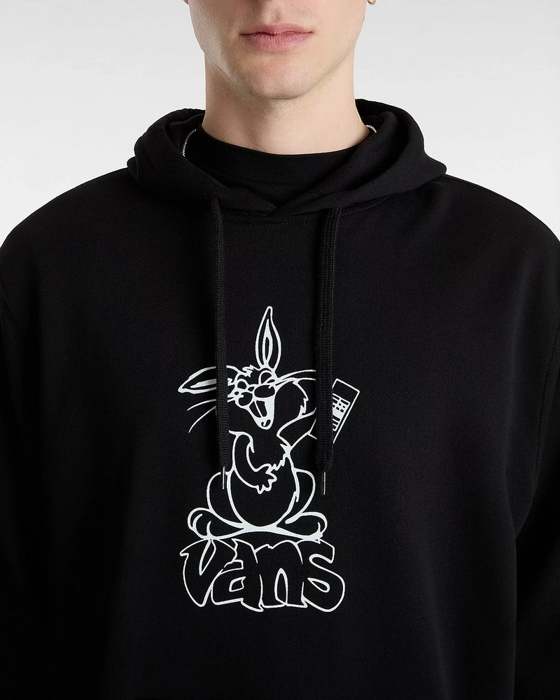 Load image into Gallery viewer, Vans Unisex Crazy Eddy 66 Loose Pullover Hoodie Black VN000JE7BLK
