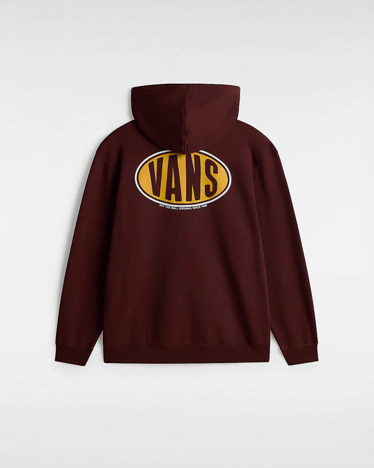 Vans Men's Spray On Loose Pullover Hoodie Bitter Chocolate VN000JSN7YO