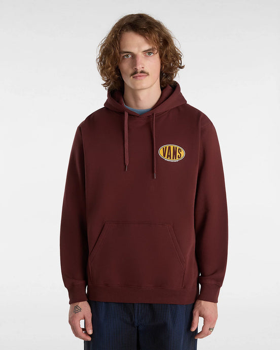 Vans Men's Spray On Loose Pullover Hoodie Bitter Chocolate VN000JSN7YO