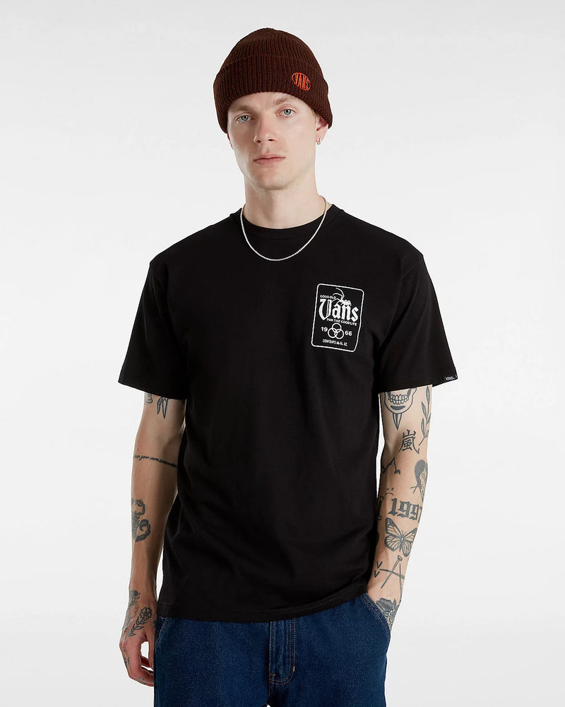 Load image into Gallery viewer, Vans Men&#39;s Bucket List T-Shirt Black VN000KA2BLK
