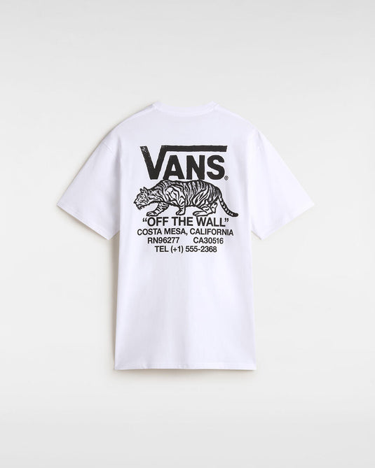 Vans Men's Sneaky T-Shirt White VN000M3YWHT