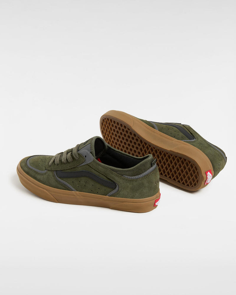 Load image into Gallery viewer, Vans Men&#39;s Skate Rowley Shoes Green/Gum VN0A2Z3O17P1
