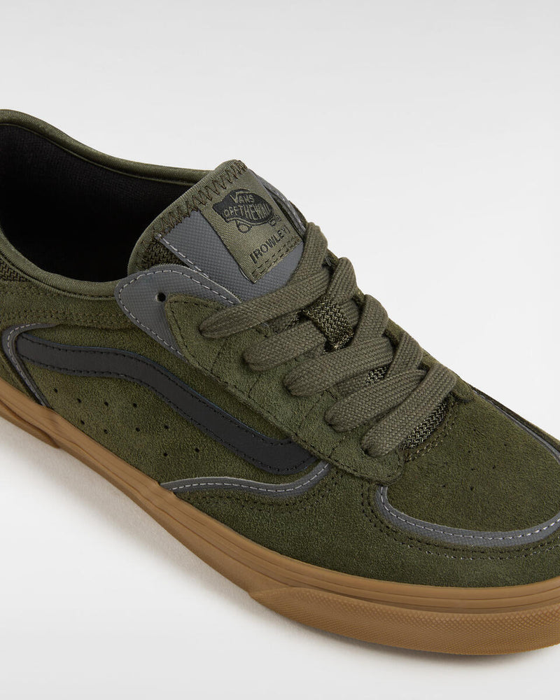 Load image into Gallery viewer, Vans Men&#39;s Skate Rowley Shoes Green/Gum VN0A2Z3O17P1
