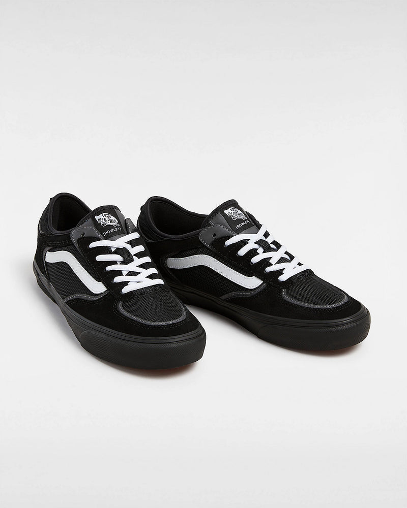 Load image into Gallery viewer, Vans Men&#39;s Skate Rowley Shoes Black/White/Black VN0A2Z3OBYB
